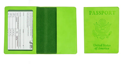 5 Pack Passport Holder with CDC Vaccination Card Protector