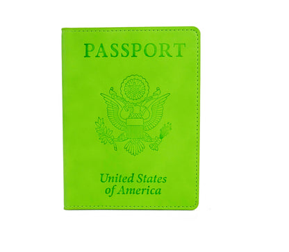 5 Pack Passport Holder with CDC Vaccination Card Protector