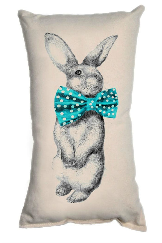 Bowtie Bunny Pillow