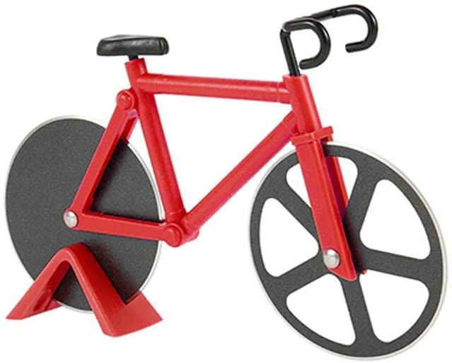 Stainless Steel Bicycle Pizza Cutter - 3 Colors