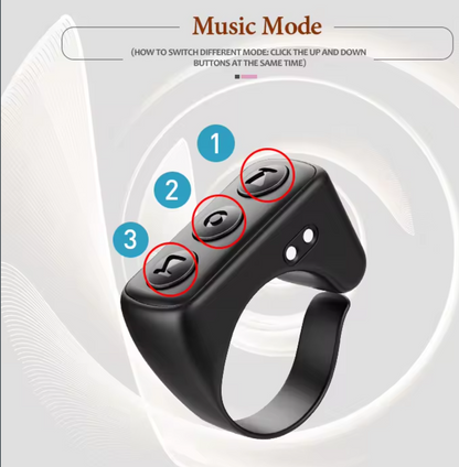 Portable Selfie Timer Bluetooth Remote Control Finger Ring
