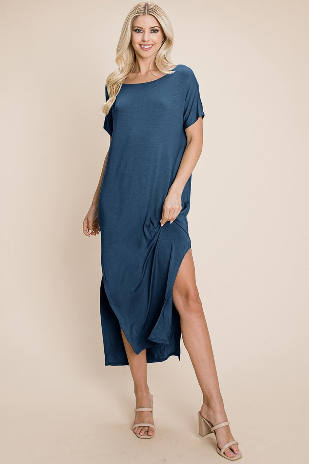 Side Split  Long Maxi Dress