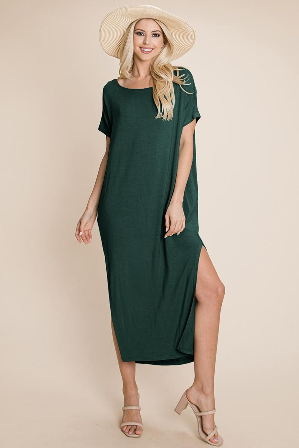Side Split  Long Maxi Dress
