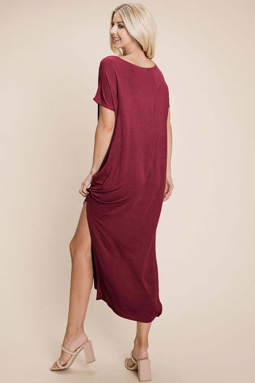 Side Split  Long Maxi Dress