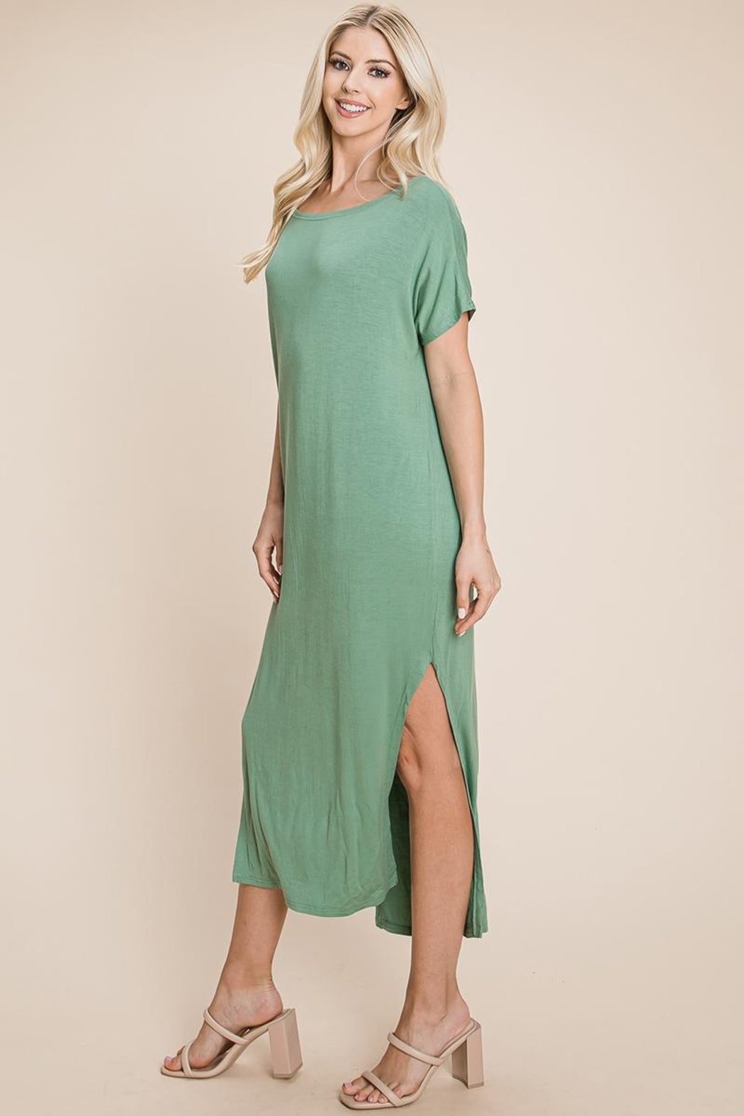 Side Split  Long Maxi Dress
