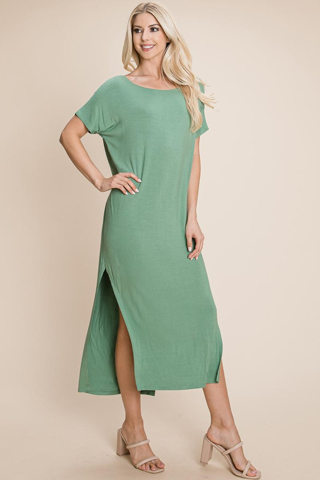 Side Split  Long Maxi Dress