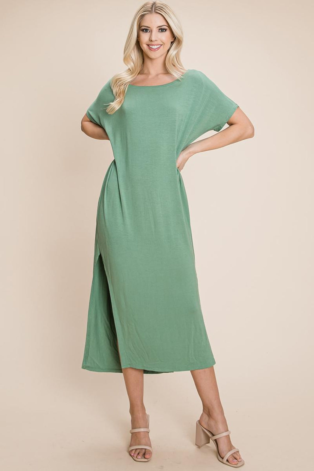 Side Split  Long Maxi Dress