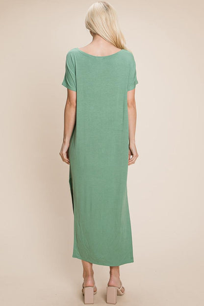 Side Split  Long Maxi Dress