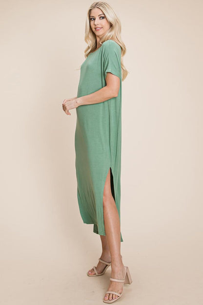 Side Split  Long Maxi Dress