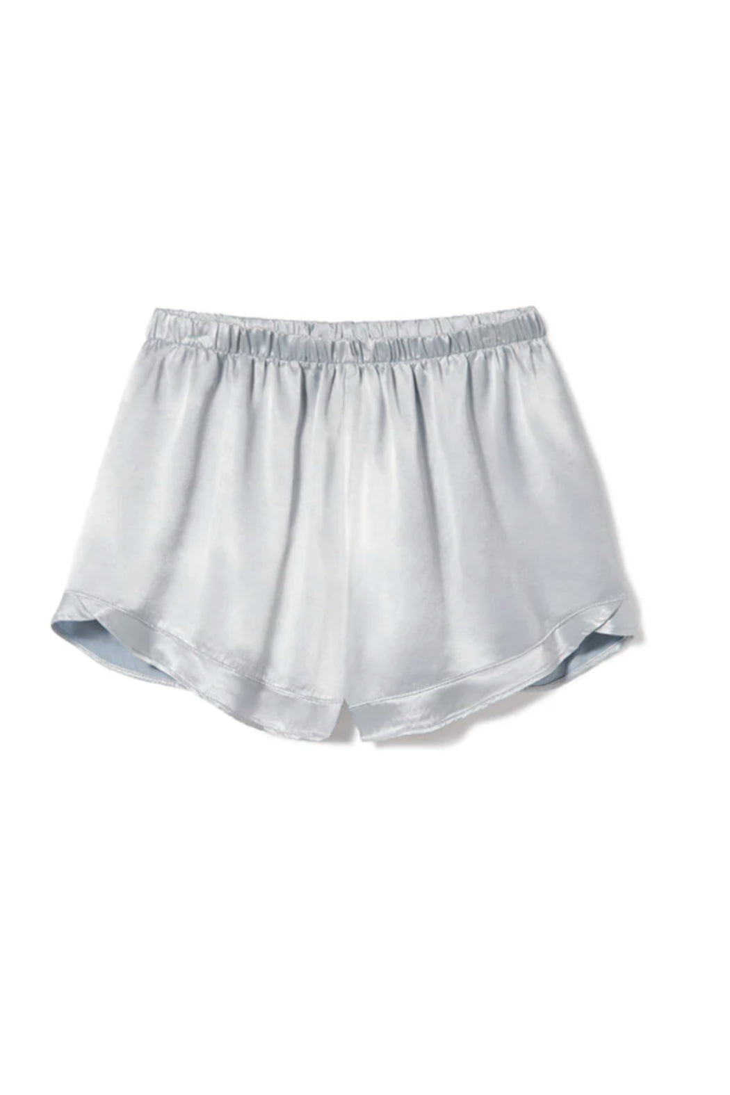 SPENCER SATIN SHORT WITH HIGH WAIST AND RUFFLE