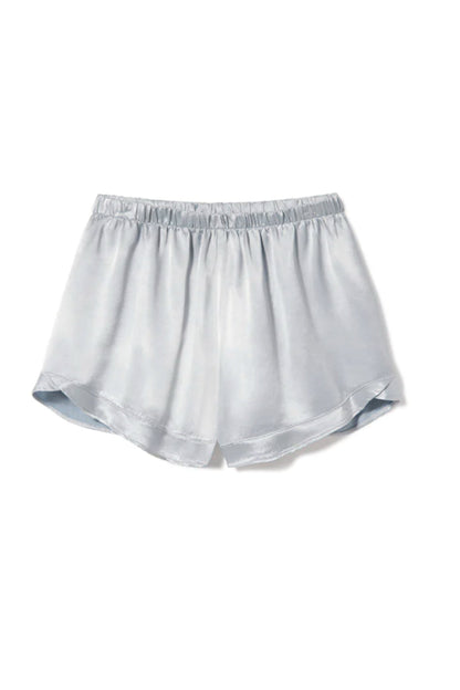 SPENCER SATIN SHORT WITH HIGH WAIST AND RUFFLE