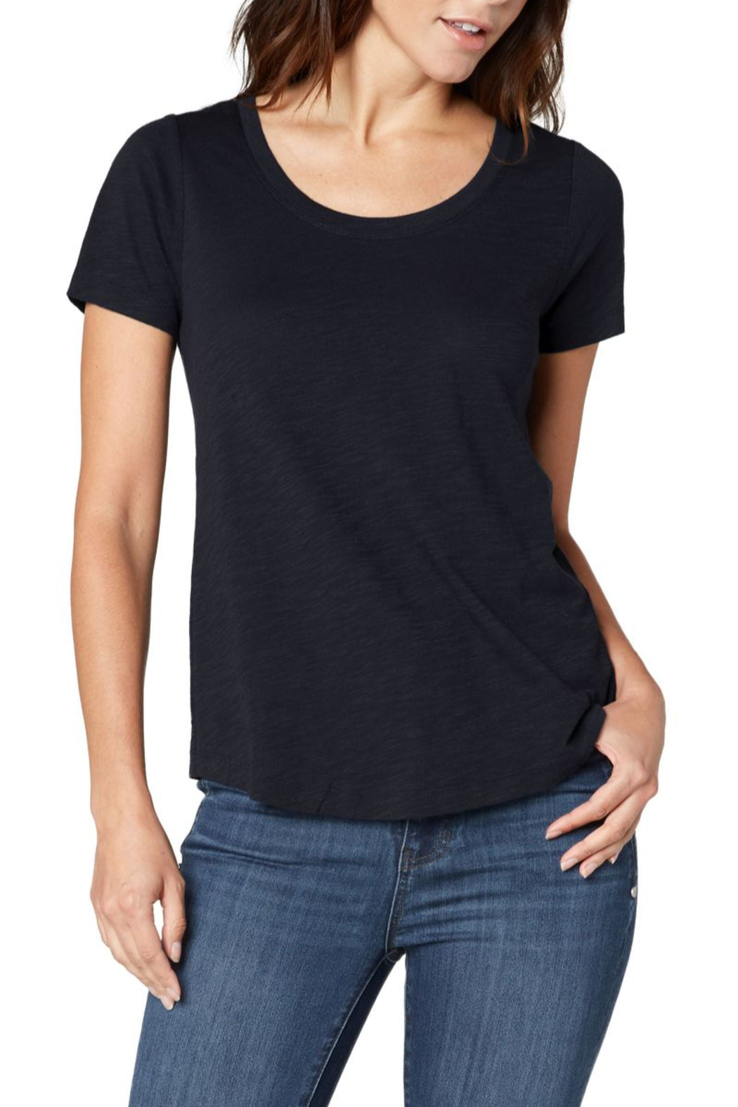 Scoop Neck Short Sleeve Tee