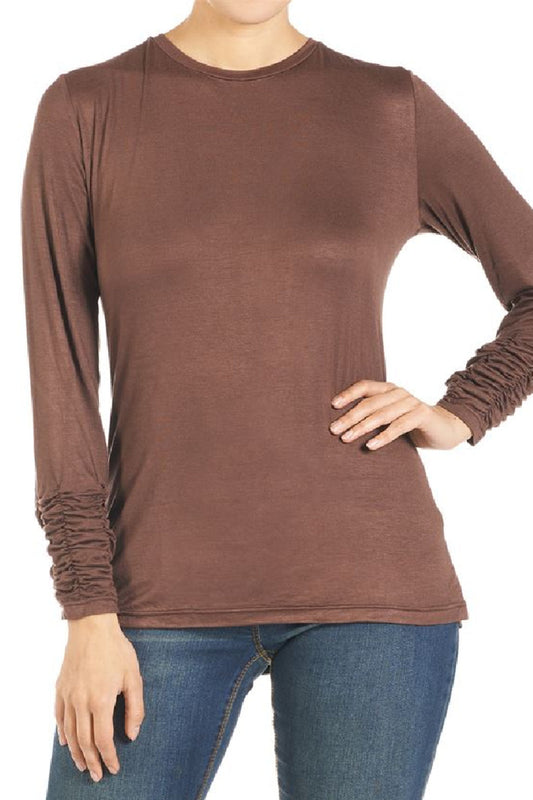 Scrunch Sleeve Tee