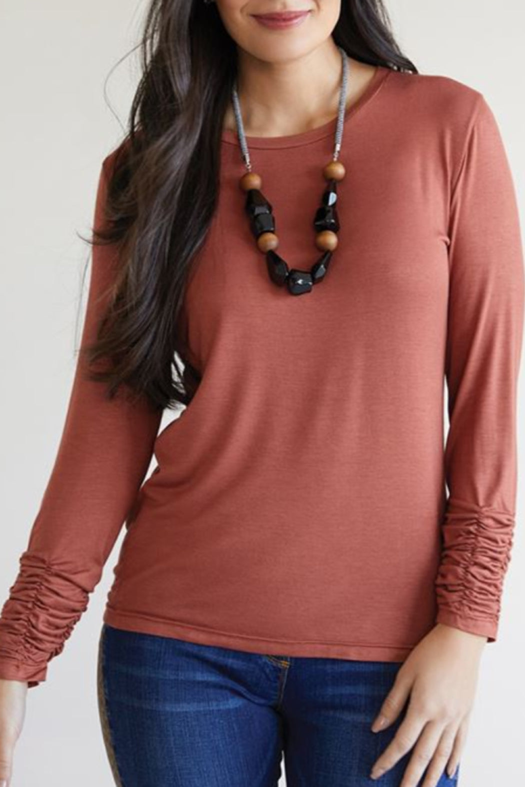 Scrunch Sleeve Tee