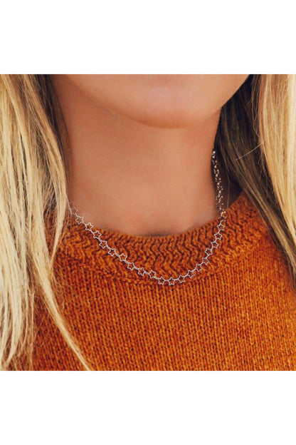 Seeing Stars Choker-Silver