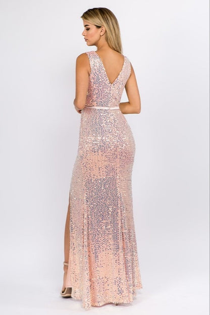 Sequin Formal Gown