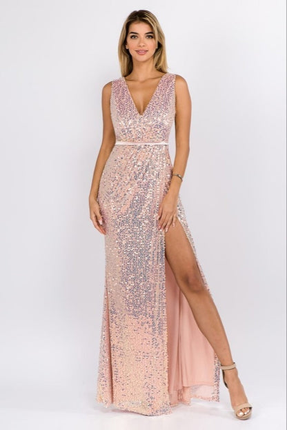 Sequin Formal Gown