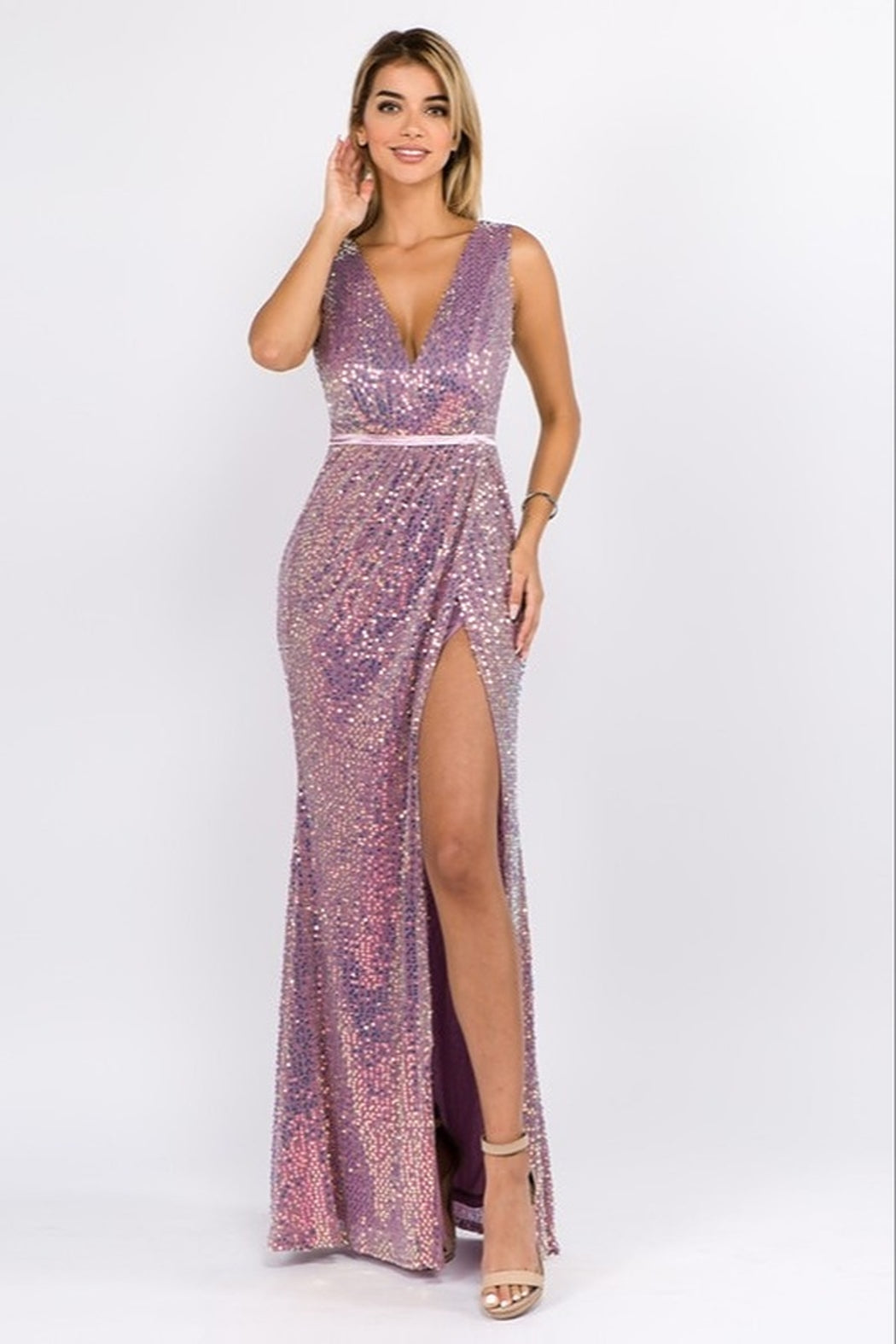 Sequin Formal Gown
