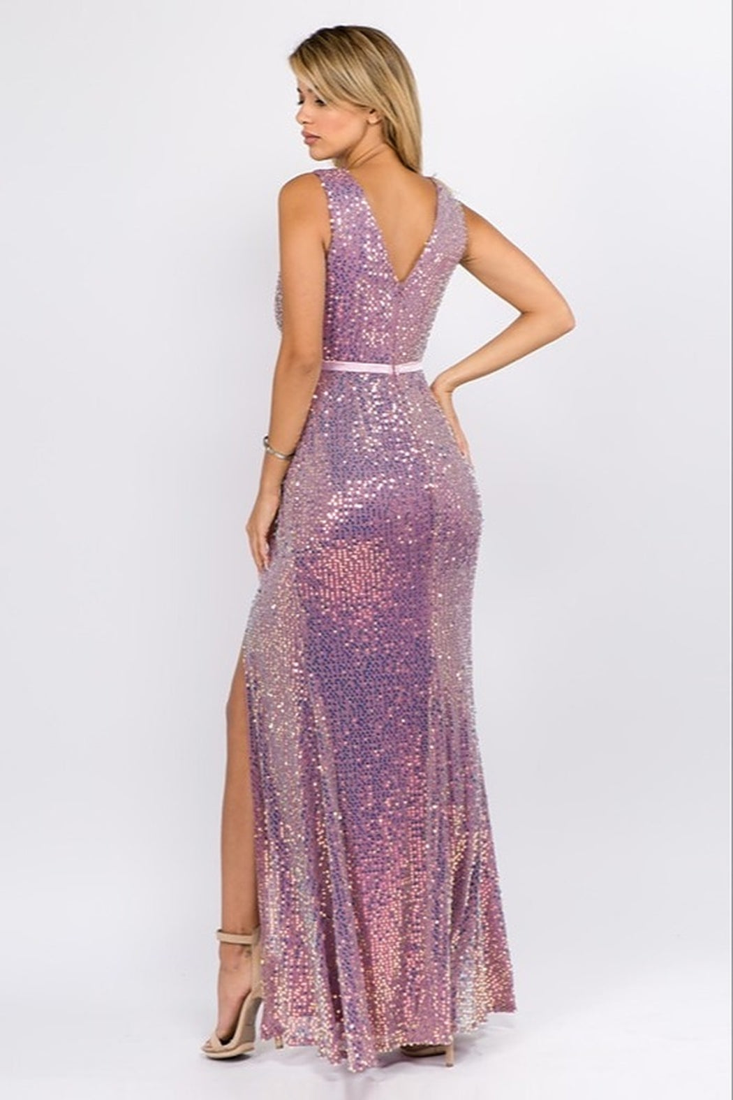 Sequin Formal Gown