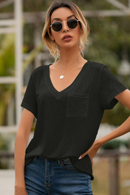 Short Sleeve VNeck TShirt