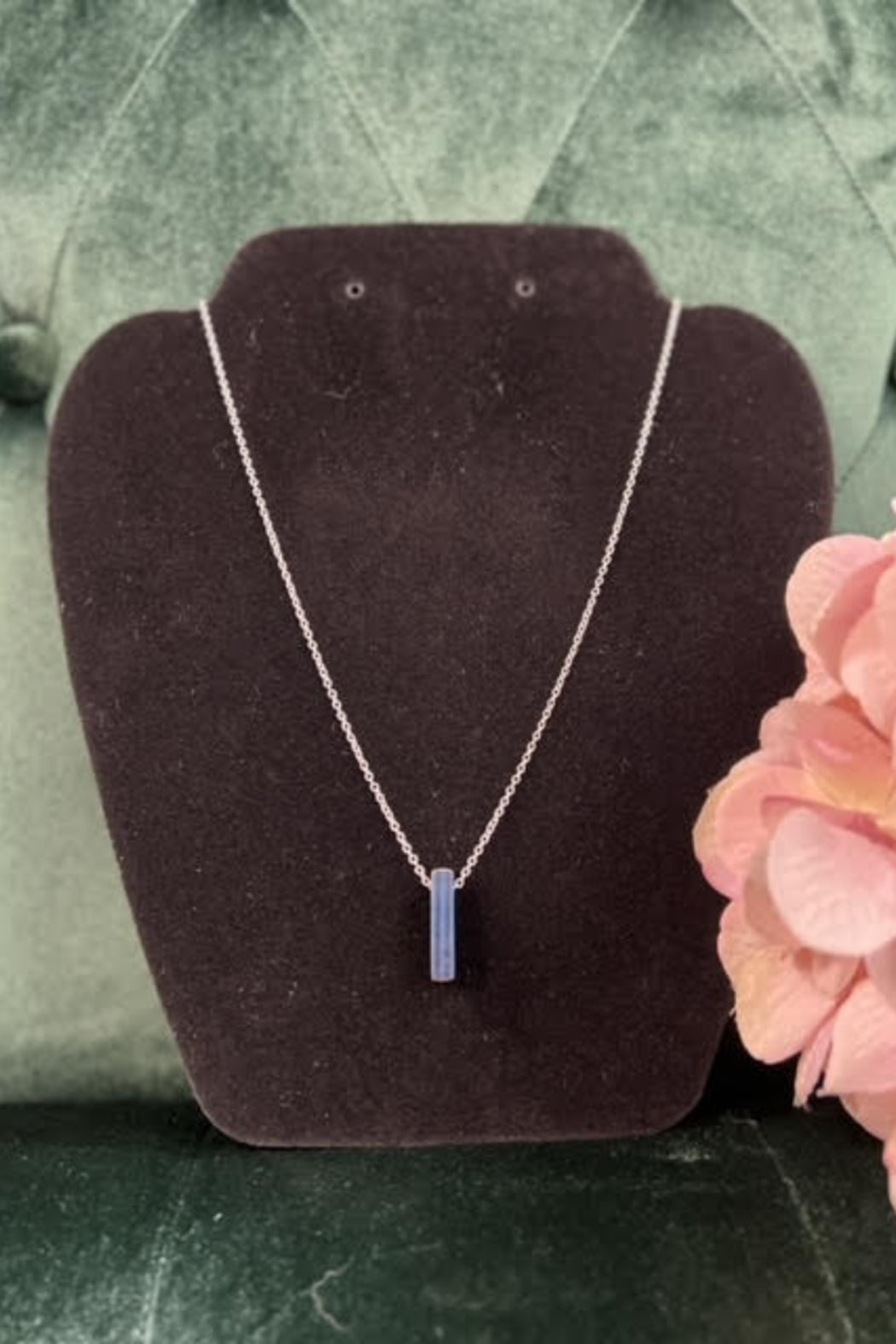 Shorty Ski Necklace - Silver Plated