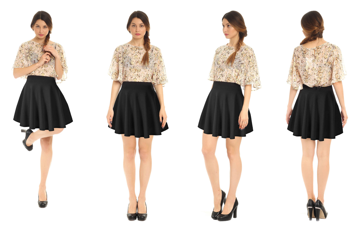 Basic Versatile Skater Skirt