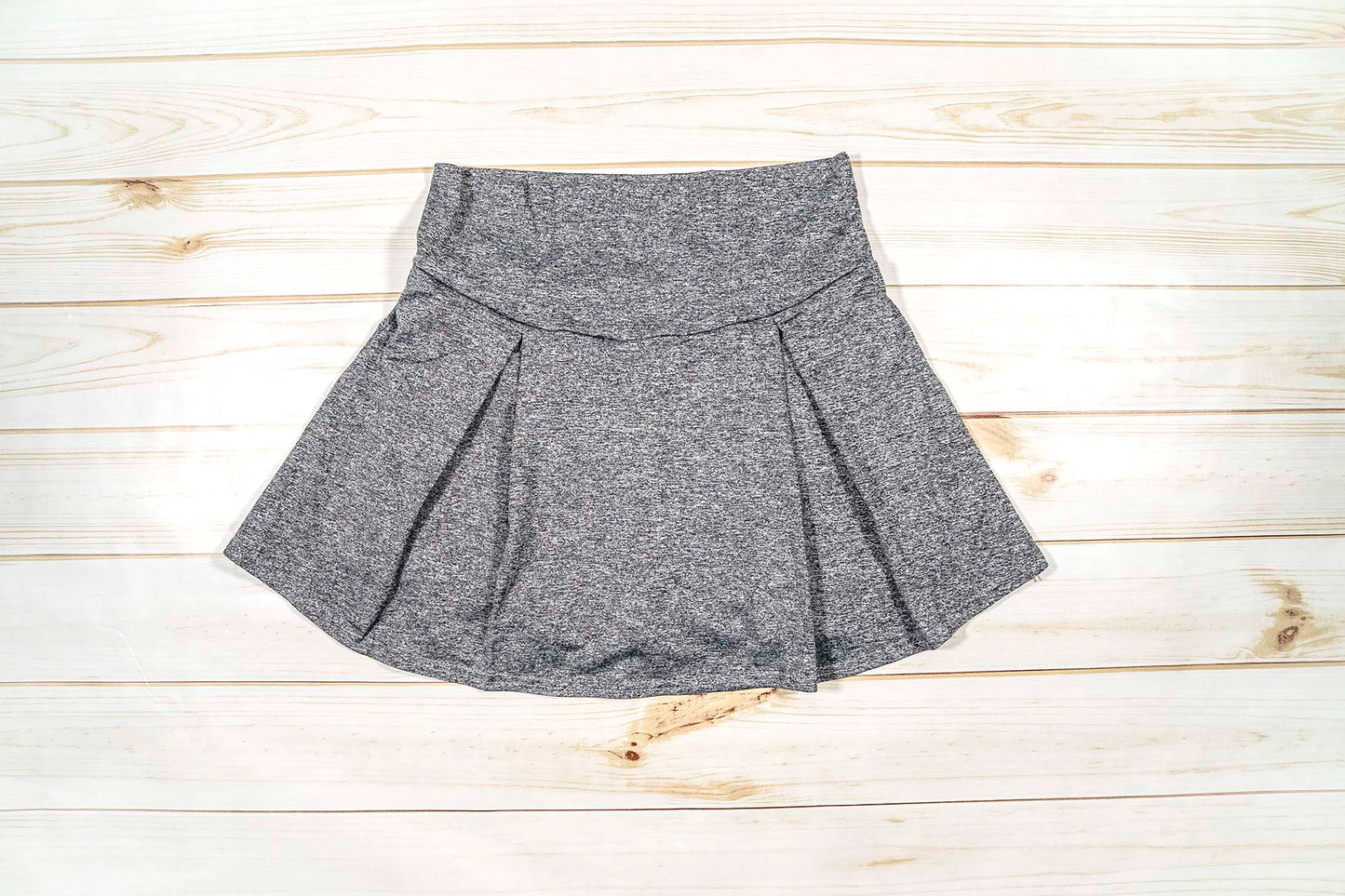 Women's High Waist Active Skirt with Built-in Shorts