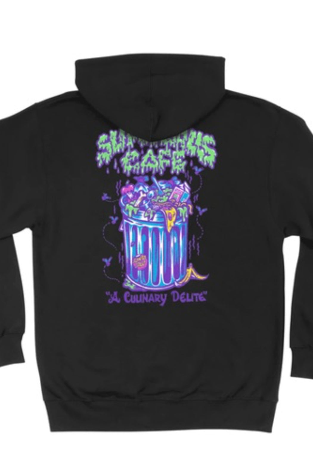 Slime Balls Cafe Mens Santa Cruz Zip Hoodie