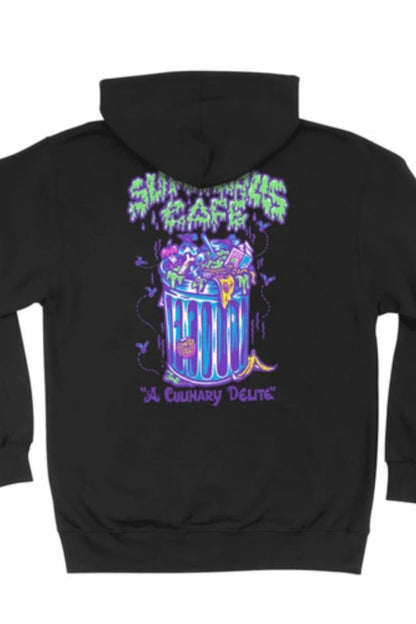 Slime Balls Cafe Mens Santa Cruz Zip Hoodie