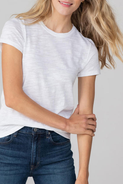 Slub Crew Neck Tee