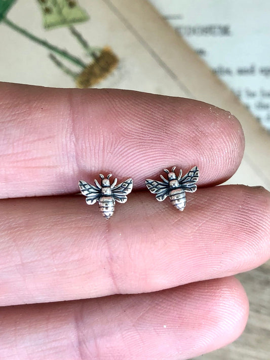 Small Bee Studs