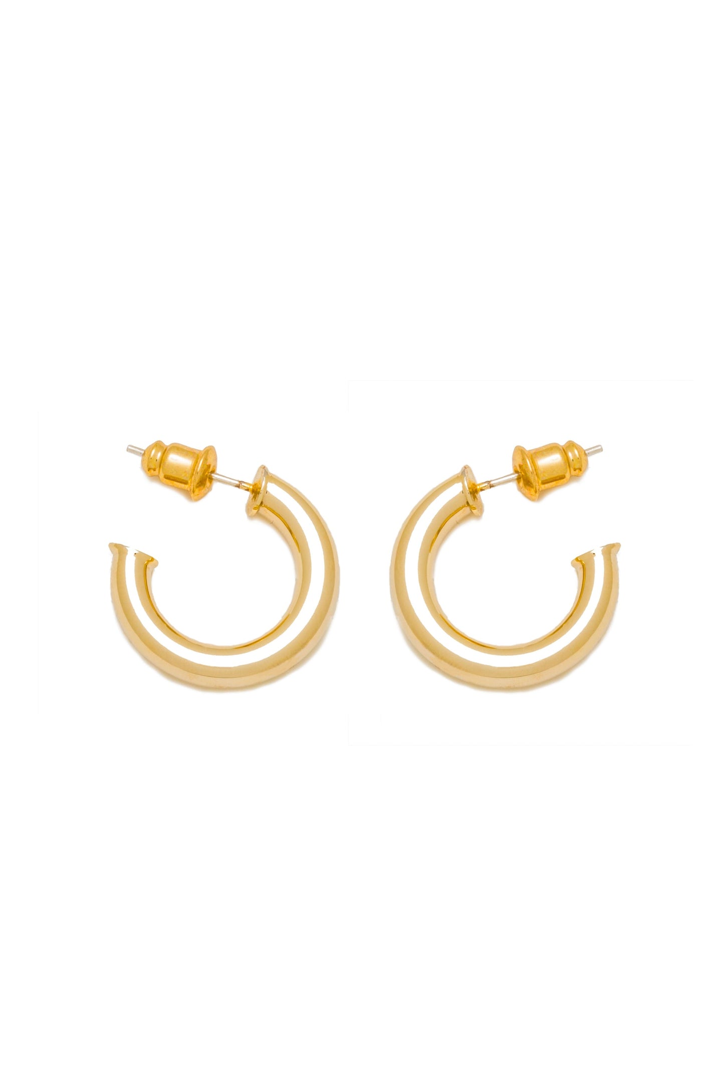 Small Gold Hoop Earrings - Candice