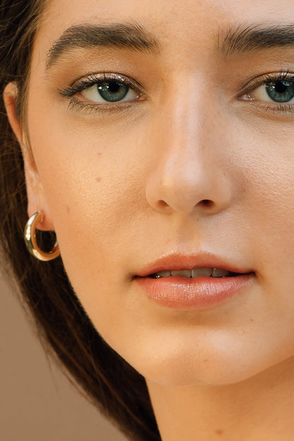 Small Gold Hoop Earrings - Candice