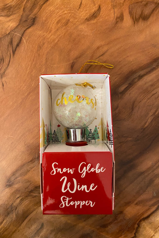 Snow Globe Wine Stopper