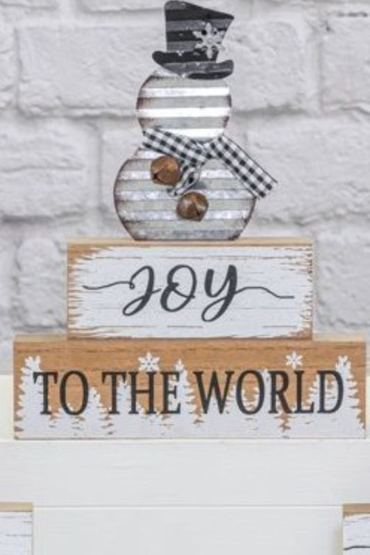 Snow Joy Christmas snowman tabletop