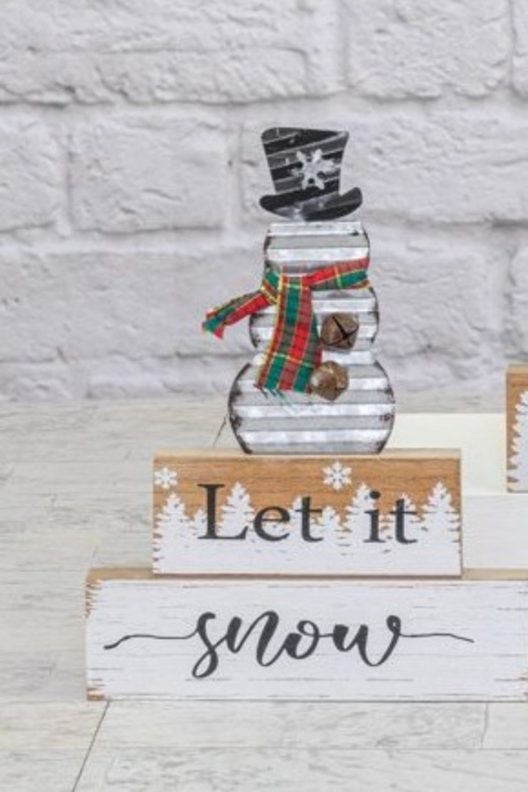 Snow Joy Christmas snowman tabletop