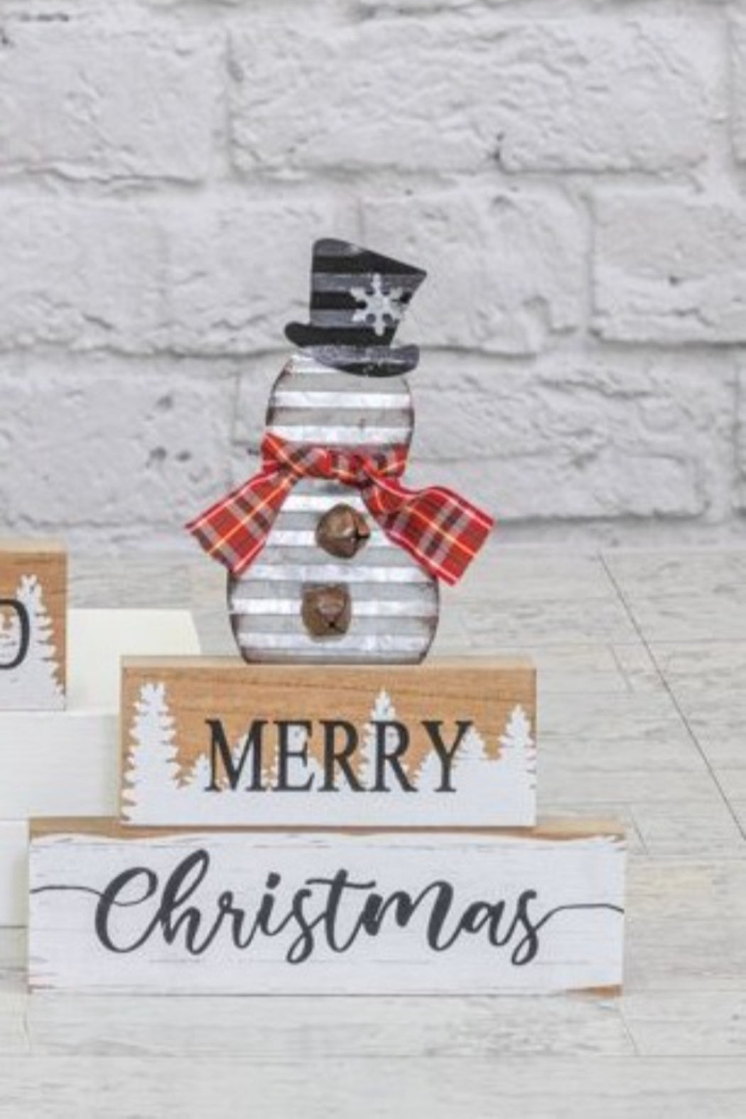 Snow Joy Christmas snowman tabletop