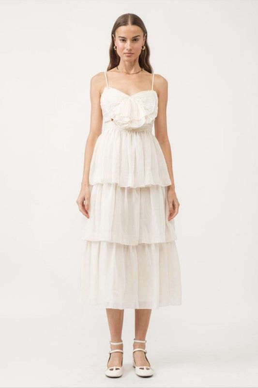 Tiered Midi Dress