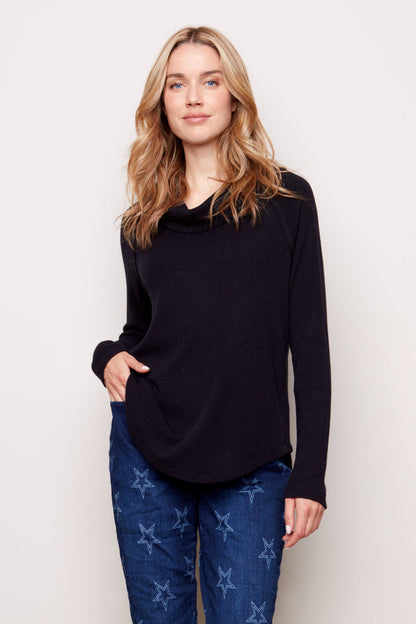 Soft Rib Long Sleeve Top