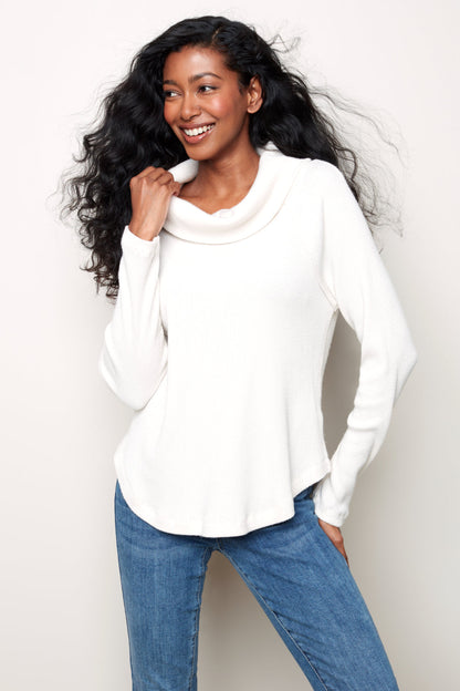 Soft Rib Long Sleeve Top