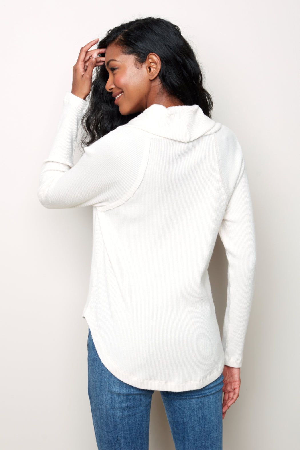 Soft Rib Long Sleeve Top