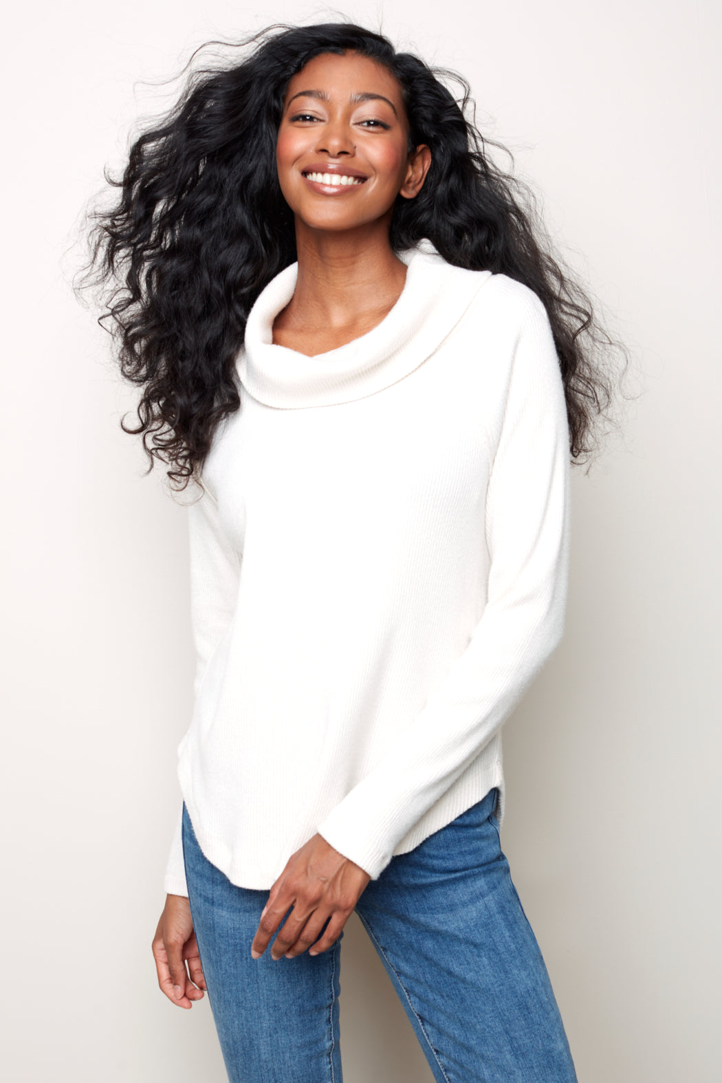 Soft Rib Long Sleeve Top
