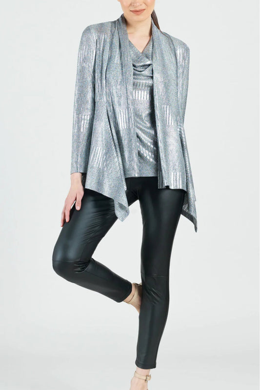 Soft-Shimmer Light-weight Cardigan-twinset