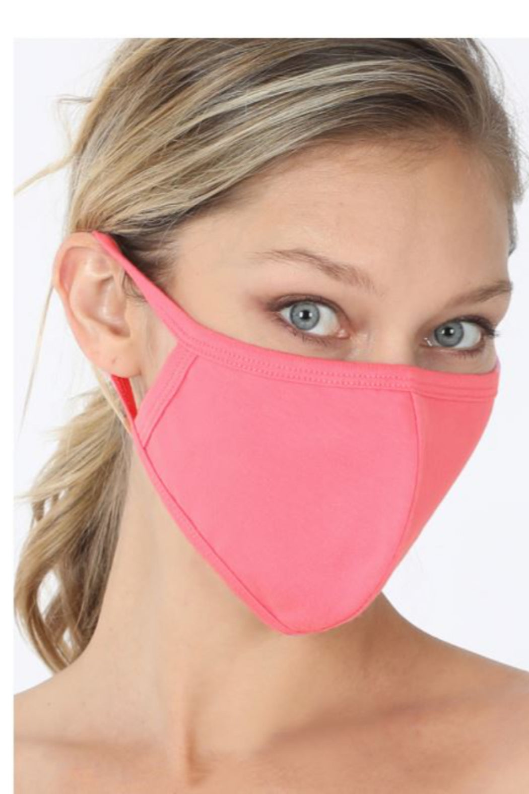 Solid 3D cotton mask - Multiple Colors