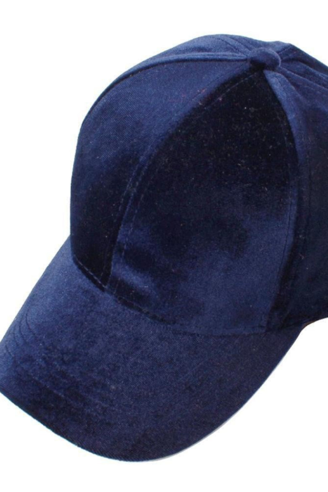 Solid Color Velvet Ponytail Baseball Cap