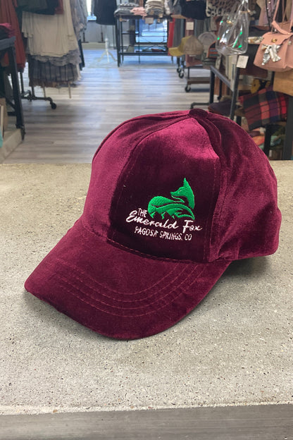 Solid Color Velvet Ponytail Baseball Cap