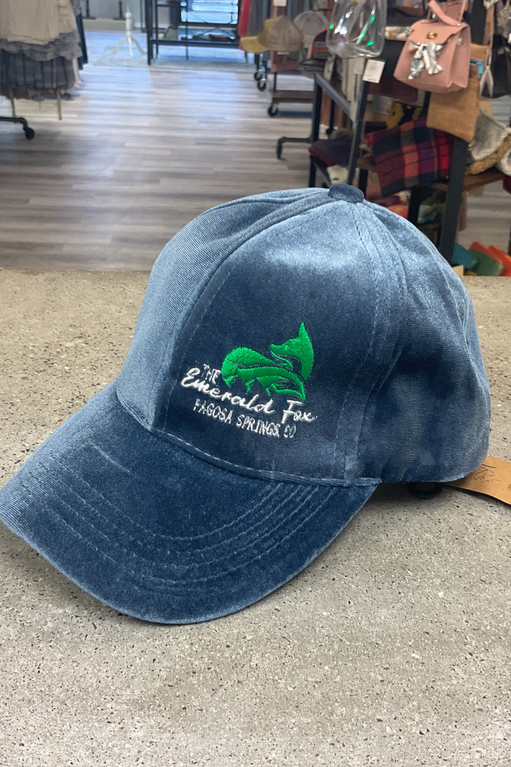 Solid Color Velvet Ponytail Baseball Cap