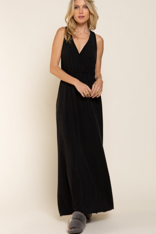 Solid Maxi Dress