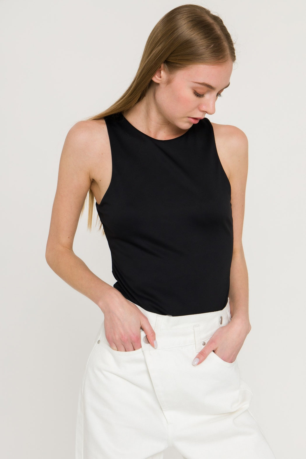 Solid Racerback Bodysuit