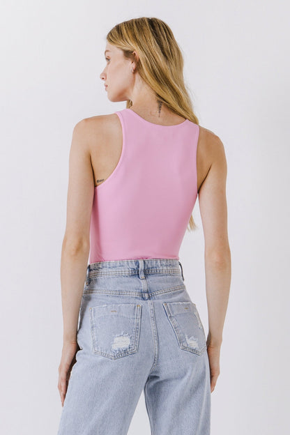 Solid Racerback Bodysuit